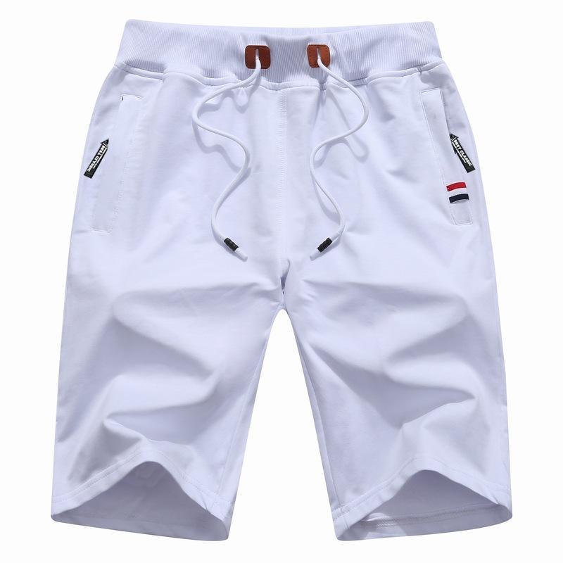 Pantalones Cortos Elásticos Con Bolsillos Con Cremallera