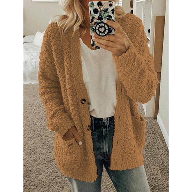 Chaqueta de suéter casual de moda para mujer - MXbueno