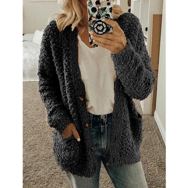Chaqueta de suéter casual de moda para mujer - MXbueno
