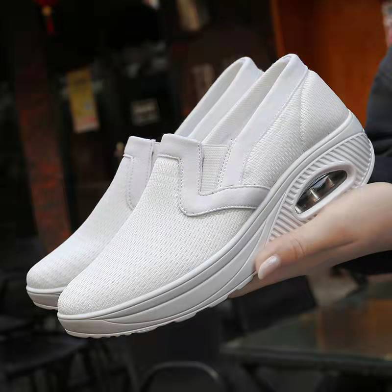 [W-Zapato] Zapatos De Mujer Con Colchón De Aire Alto Y Alambre De Hielo