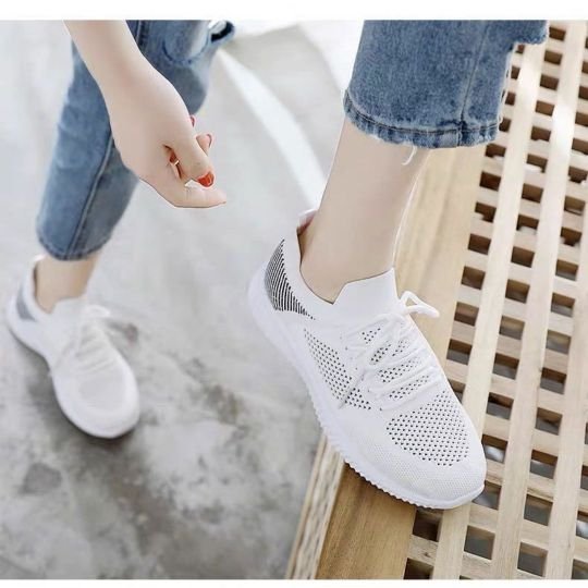 Zapatillas Cómodas Modernas Huecas De Malla Transpirable Para Mujer