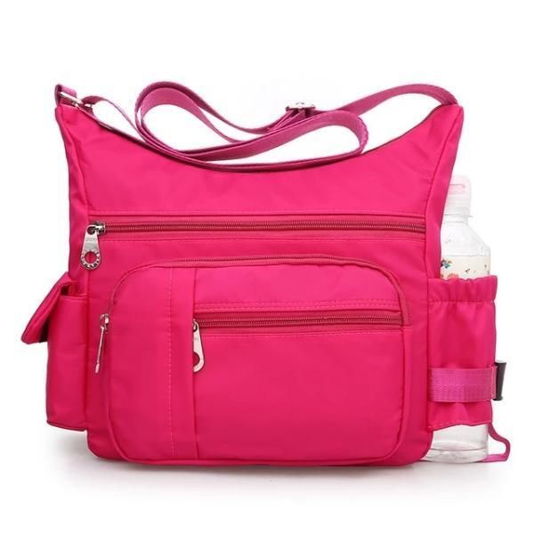 ClÁsico Vintage Mujer De Nylon Mensajero Bandolera De Hombro De Viaje Bolso Diario Bolso De Mano