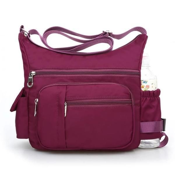 ClÁsico Vintage Mujer De Nylon Mensajero Bandolera De Hombro De Viaje Bolso Diario Bolso De Mano