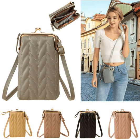 Bandolera Bandolera Celular Billetera PequeÑa Mujer Con Tarjeta De CrÉdito