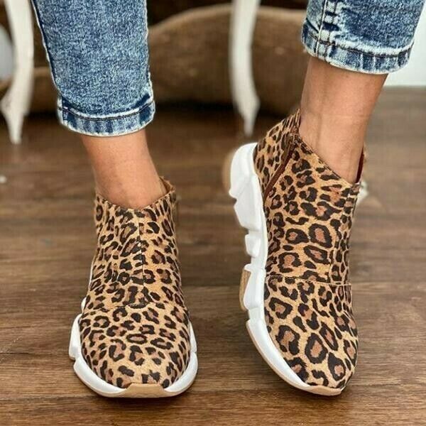 Botines Con Plataforma Antideslizante Para Mujer