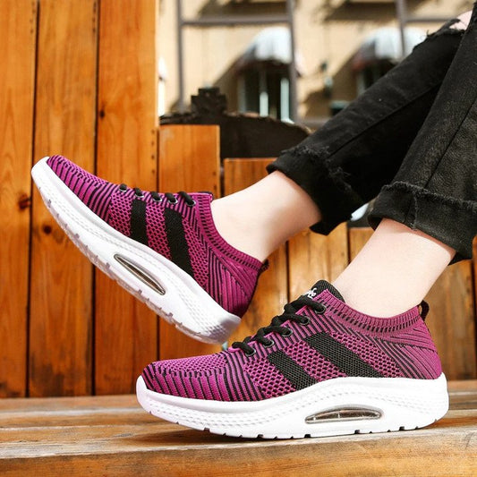 [W-Zapato] Zapatos Para Caminar Para Mujer, Transpirables, Informales, Para Deportes Al Aire Libre, Zapatillas Cómodas
