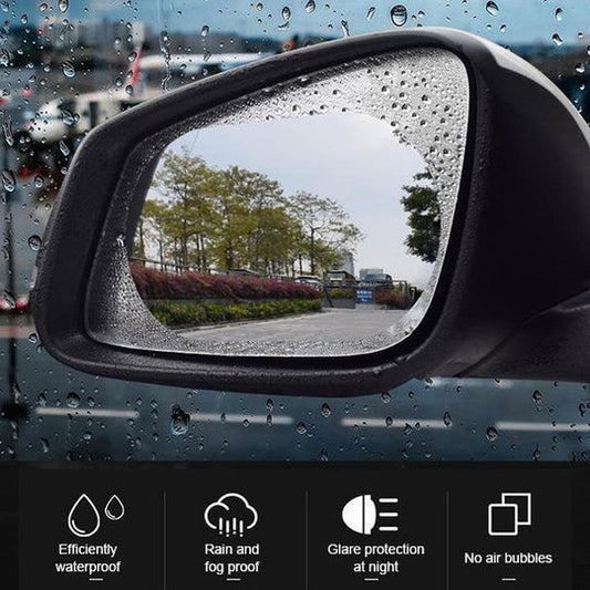 【2pcs】Película Impermeable Para Espejo Retrovisor De Coche