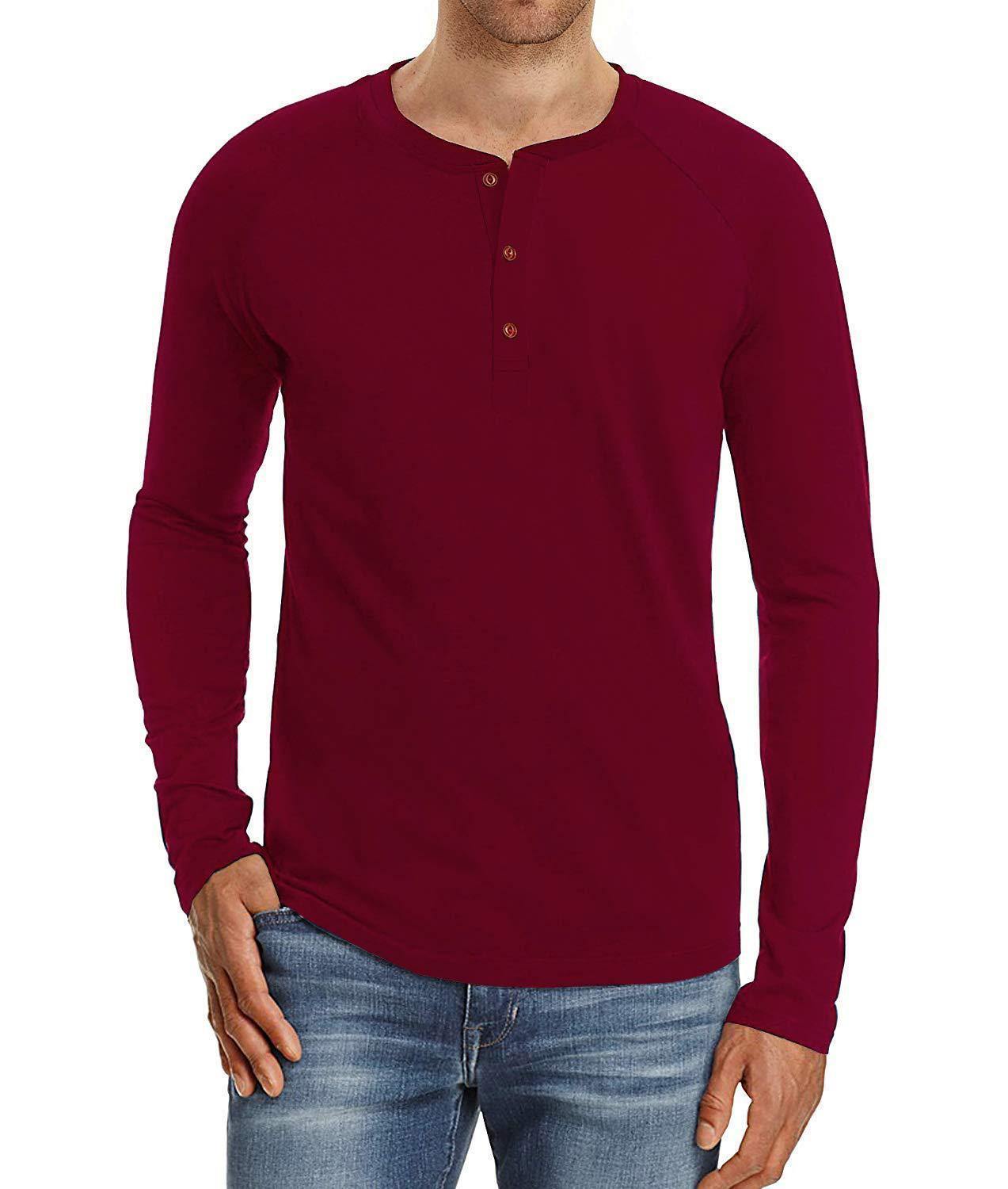 Camisa casual de manga larga para hombre - MXbueno