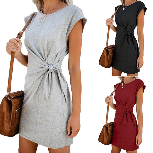 Vestido Suelto Con Cuello Redondo Y Venta Caliente De Verano 2021