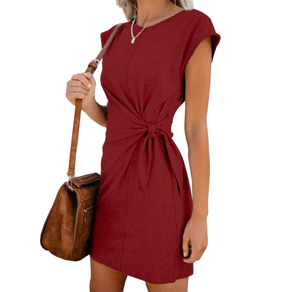 Vestido Suelto Con Cuello Redondo Y Venta Caliente De Verano 2021