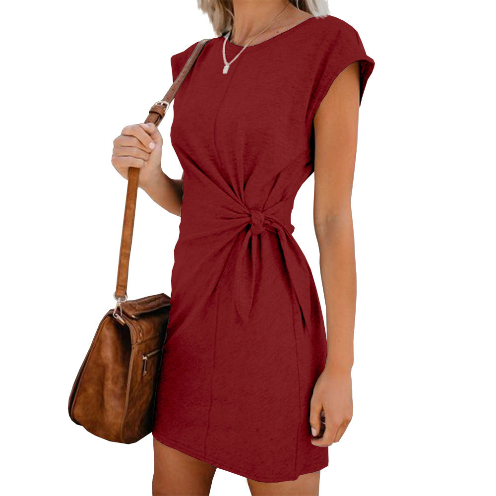 Vestido Suelto Con Cuello Redondo Y Venta Caliente De Verano 2021