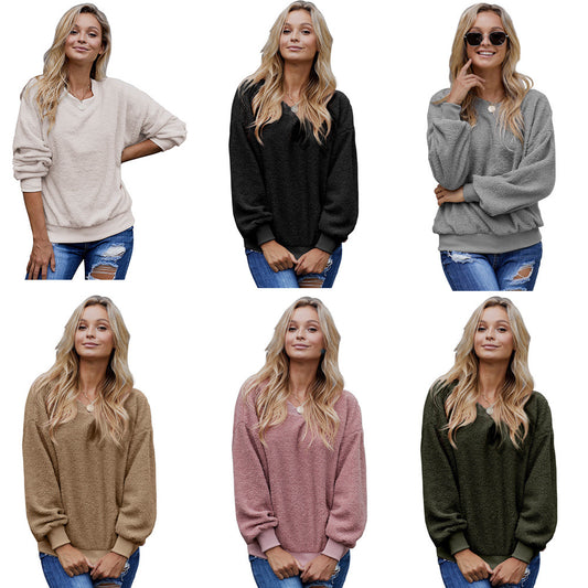 Otoño / Invierno Nuevo Estilo Suéter De Cachemira Suéter Acolchado Mujer