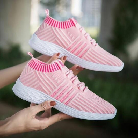 Zapatillas Air Con Plataforma De Malla Ligera Y Antideslizante