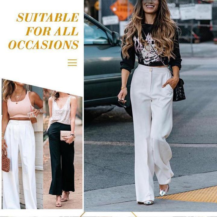 Pantalones Holgados Informales Largos Para Mujer