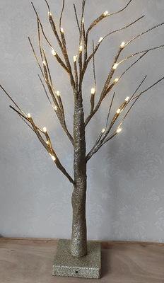 Navidad árbol de abedul luces - MXbueno