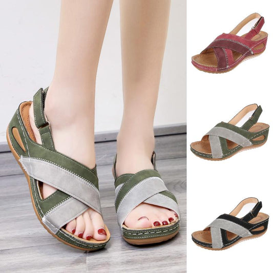 💜 Sandalias De Mujer Tacones Bajos