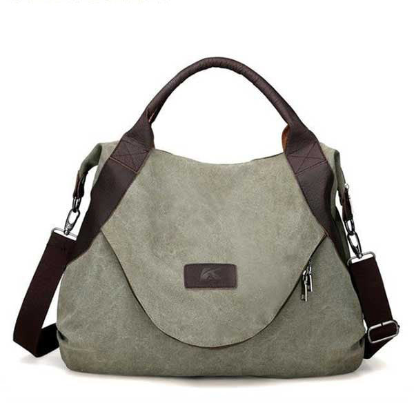 [W-Bolso] Bolsa De Mensajero De Lona Bolso Informal