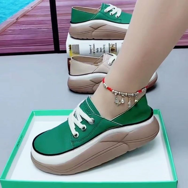 [W-Zapato] Zapatos De Ocio Cómodos Con Suela Gruesa En Primavera Y Otoño