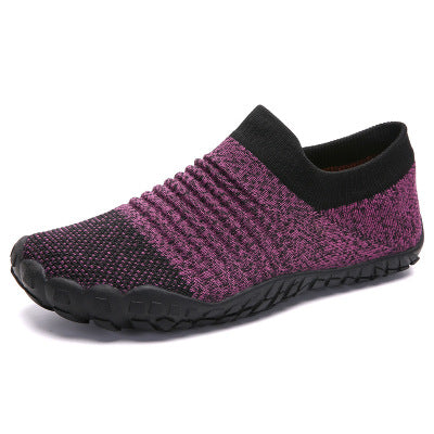Zapatos planos antideslizantes transpirables para mujer