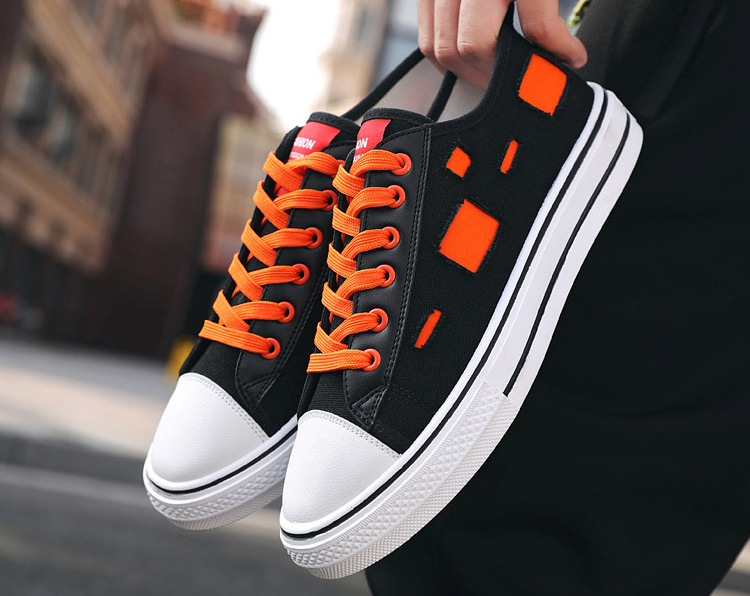 Zapatos de lonas rotas para hombre y mujer