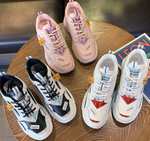Sneaker mujer 2020 caída nuevo fondo grueso - MXbueno
