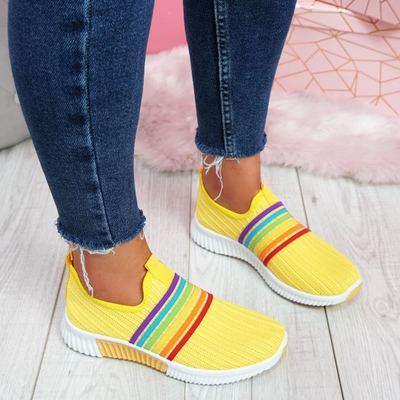 Nuevos zapatos para correr planos casuales de gran tamaño para damas - MXbueno