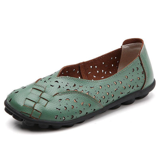 Señoras de costura mocasines cómodo y transpirable - MXbueno