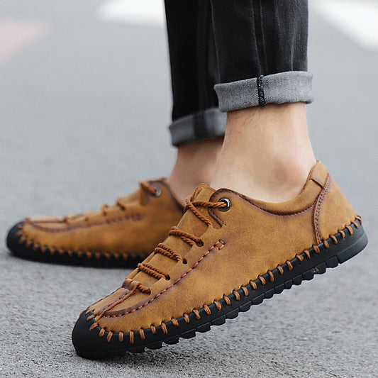 Cosido a mano zapatos casuales suaves(Tres generaciones)