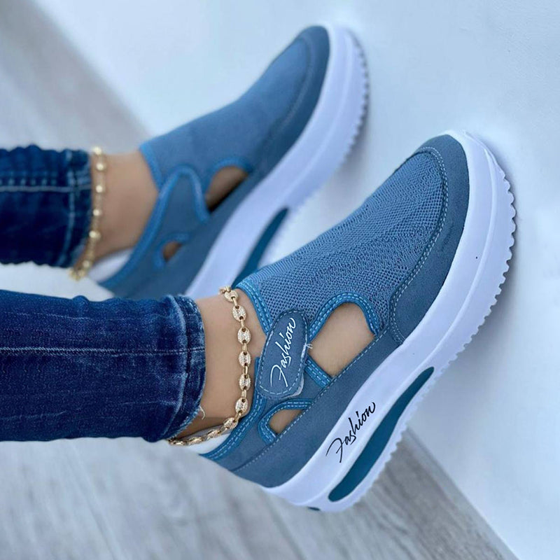 [W-Zapato] 2022 Zapatos De Lona Mujer Moda Entrenadores
