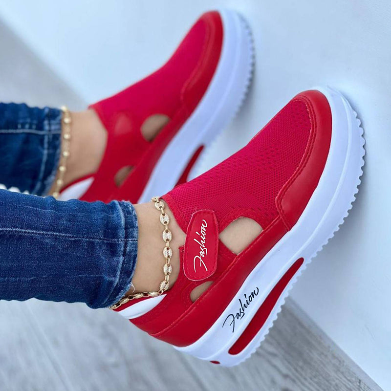 [W-Zapato] 2022 Zapatos De Lona Mujer Moda Entrenadores