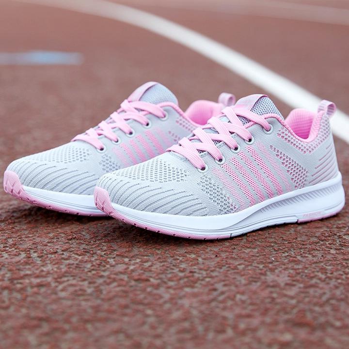 Zapatillas de running de plataforma transpirable de moda femenina