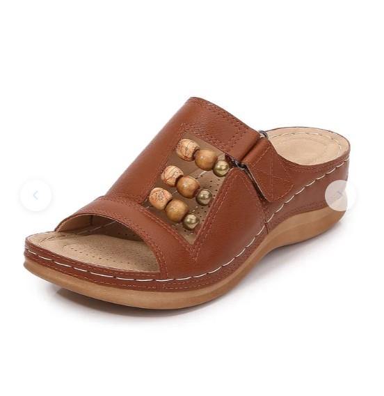 Nuevas sandalias mágicas de color retro con cuentas - MXbueno