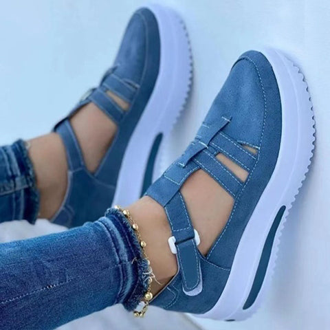 [W-Zapato] Zapatos Para Caminar De Ocio Femenino Con Arco Ortopédico