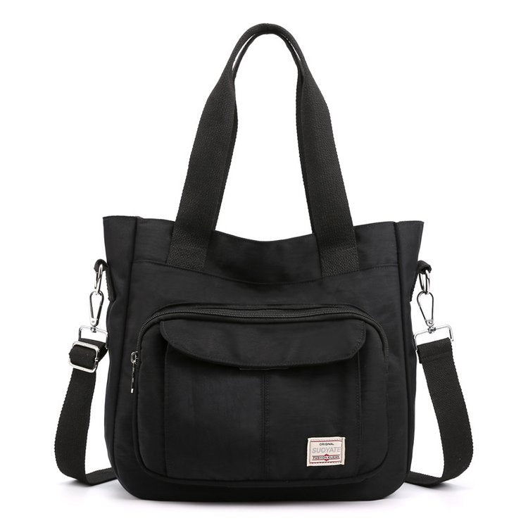 [W-Bolso] Bolsa De Nailon Impermeable De Gran Capacidad Para Hombro/bandolera