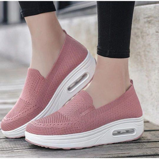 [W-Zapato] Zapatos Cómodos Transpirables Huecos De Malla Sin Cordones