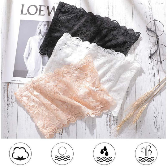 [W-Ropa Interior] Sujetador De Tubo De Encaje Para Mujer