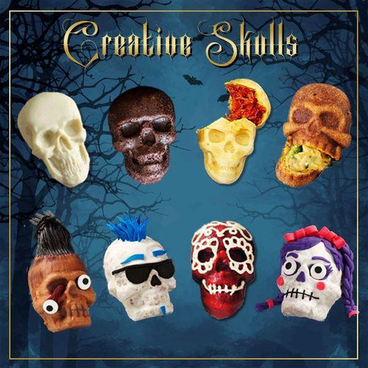 Molde de pastel de calavera 3D