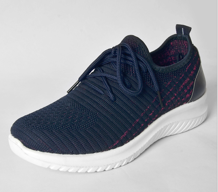 Las zapatillas de ocio de plataforma ligeras y transpirables para mujer