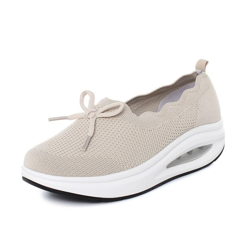 [W-Zapato] Zapatos Para Caminar Con Cojín Ortopédico Y Transpirable Para Mujer