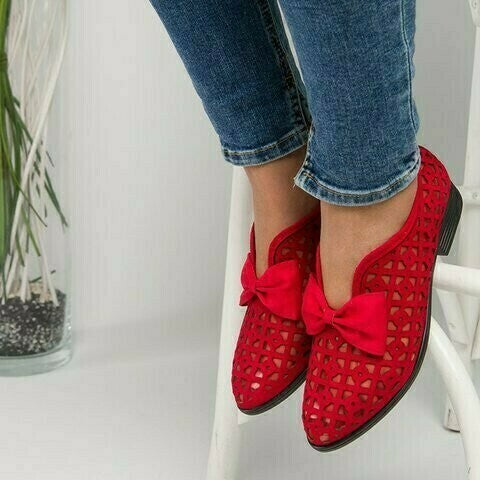 Zapato Verano Transpirable Lazo Hueco