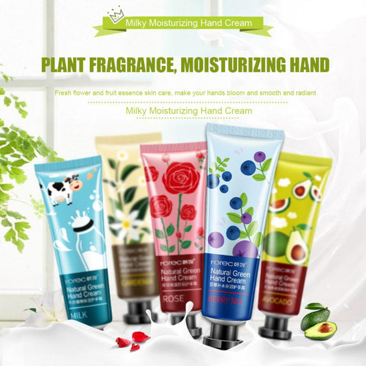 30g Crema De Manos Nutritiva Con Fragancia De Plantas Verdes