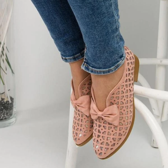 Zapato Verano Transpirable Lazo Hueco