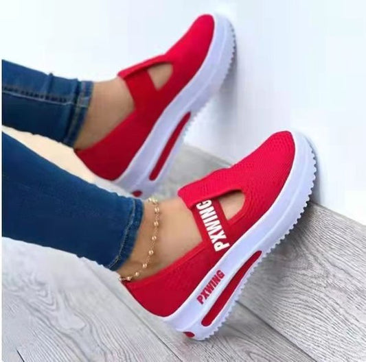[W-Zapato] 2022 Zapatillas De Deporte De Primavera Para Mujer, Zapatos Deportivos Informales Transpirables