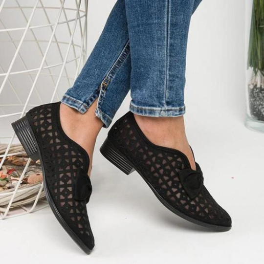 Zapato Verano Transpirable Lazo Hueco