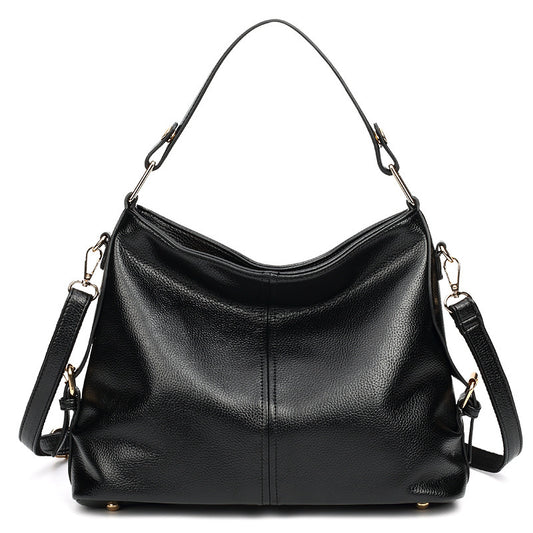 Bolso De Mujer Con Estampado De Litchi Casual Con Un Hombro En La Mano