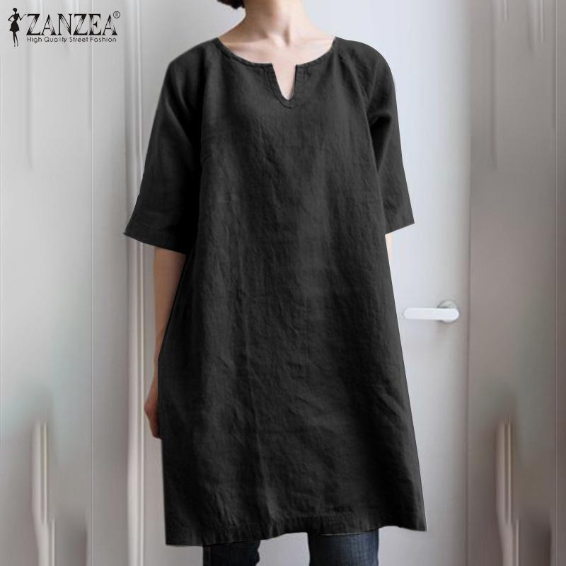 Vestido transpirable cómodo casual retro