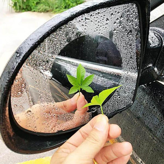 【2pcs】Película Impermeable Para Espejo Retrovisor De Coche