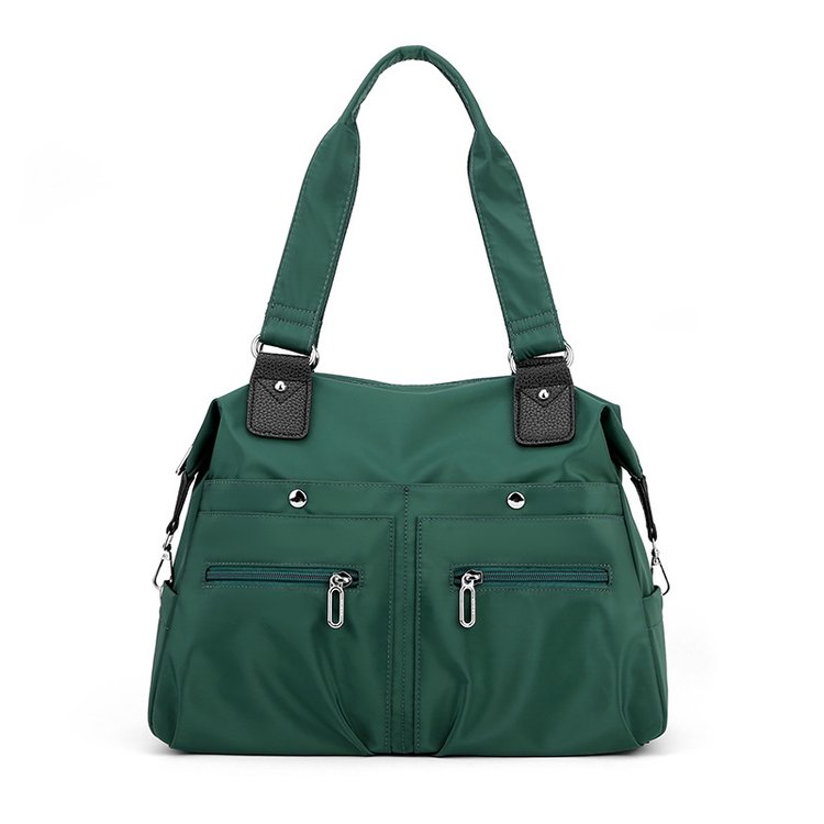 [W-Bolso] Bolso De Mano De Nailon A La Moda, Bolso De Hombro Impermeable Informal