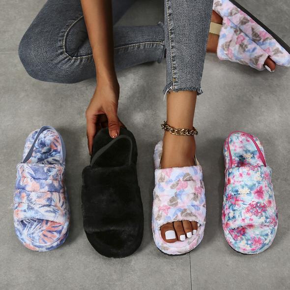 Zapatilla De Toalla Casual Para Mujer
