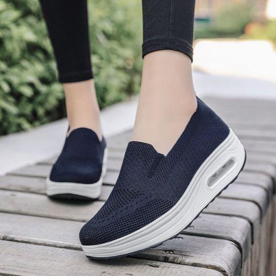[W-Zapato] Zapatos Cómodos Transpirables Huecos De Malla Sin Cordones